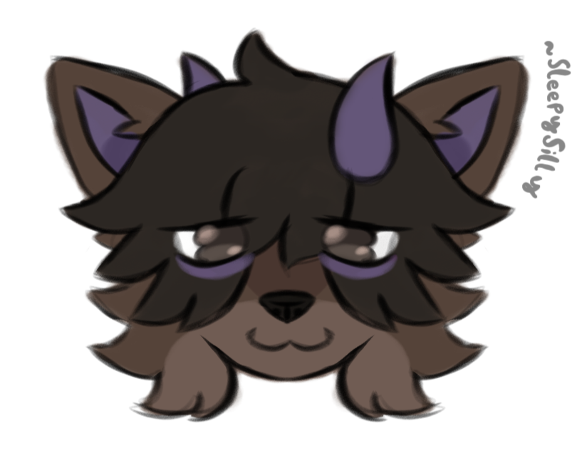 Silly Mutt Sketchy Headshot